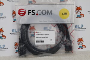 FS.com 1.8m C14 to C19 Power Cord 250V/15A Black