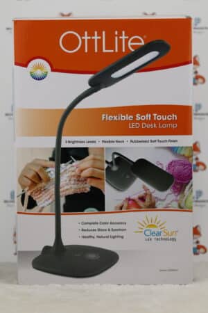 OttLite Flexible Soft Touch LED Desk Lamp with ClearSun