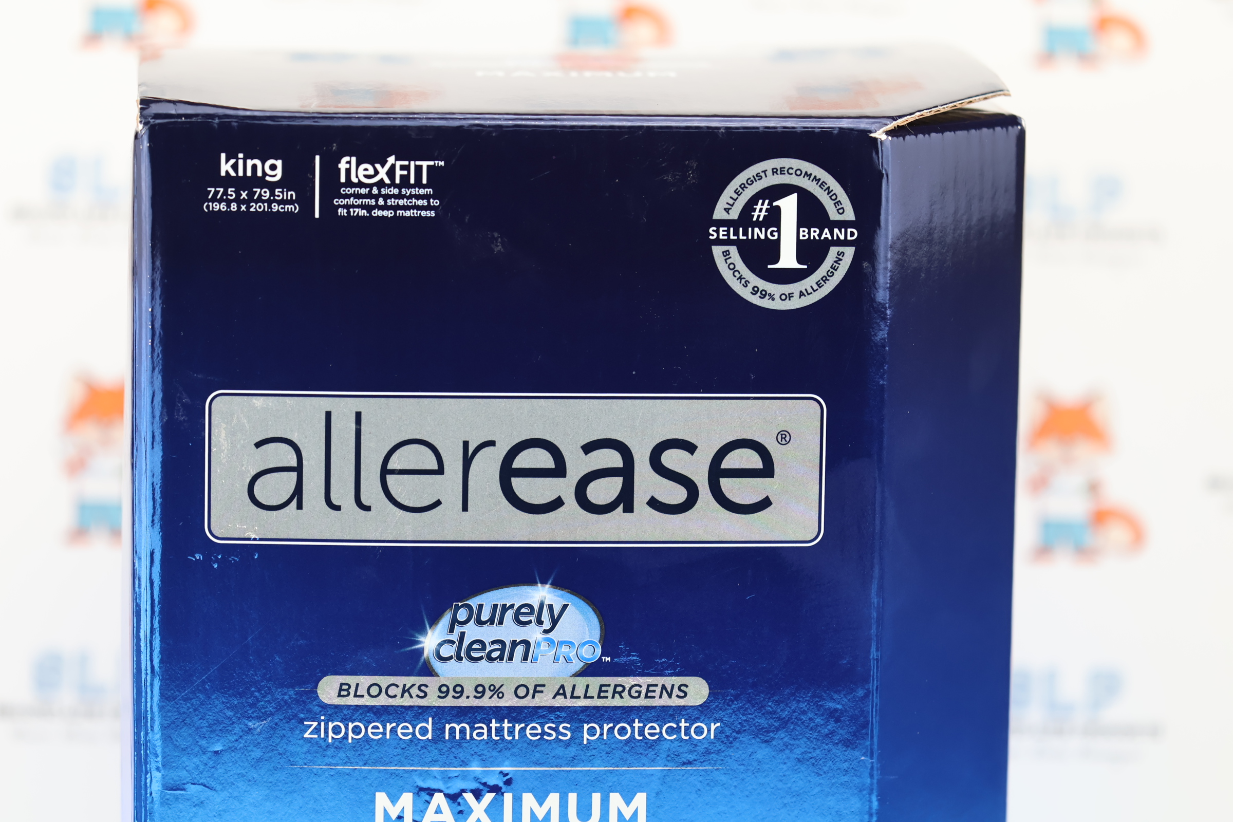 AllerEase Maximum Zippered Mattress Protector King Size - Image 2