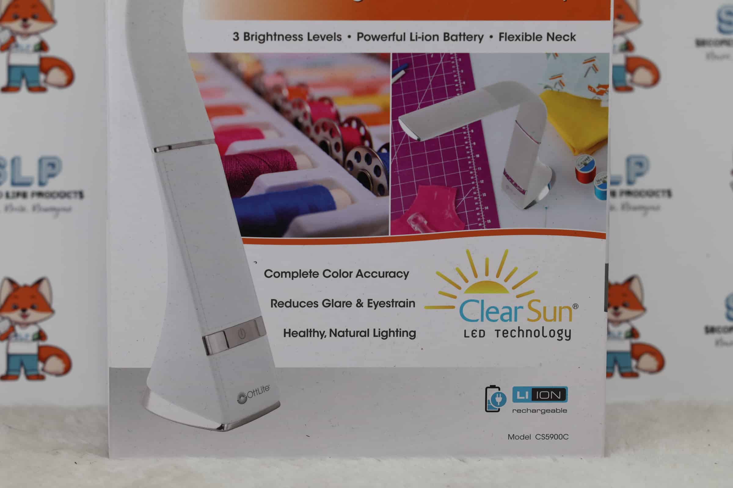 OttLite Rechargeable LED Task Lamp with ClearSun Technology - Image 2