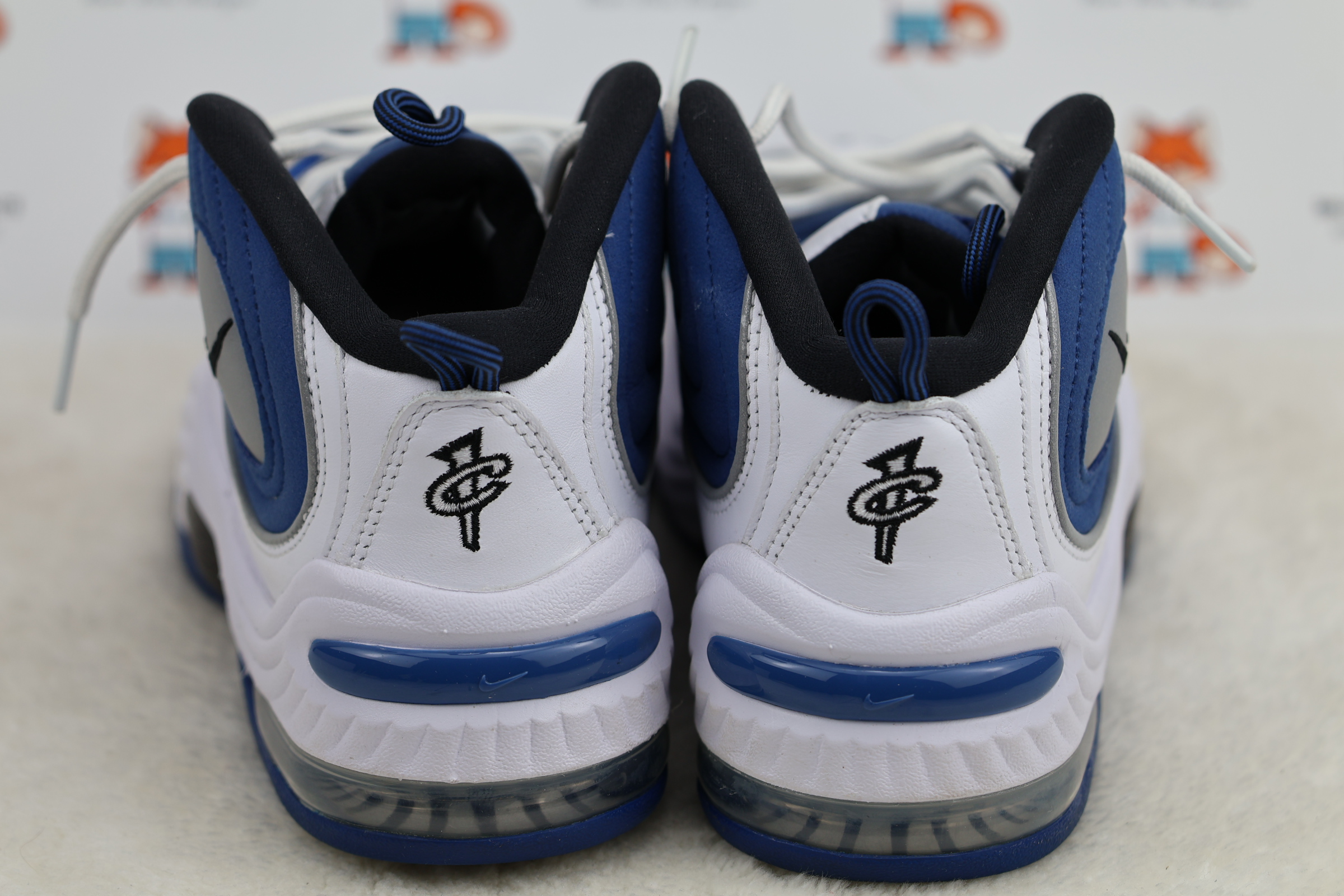 Nike Air Penny II QS Atlantic Blue/White Sneakers Size 8.5 - Image 4