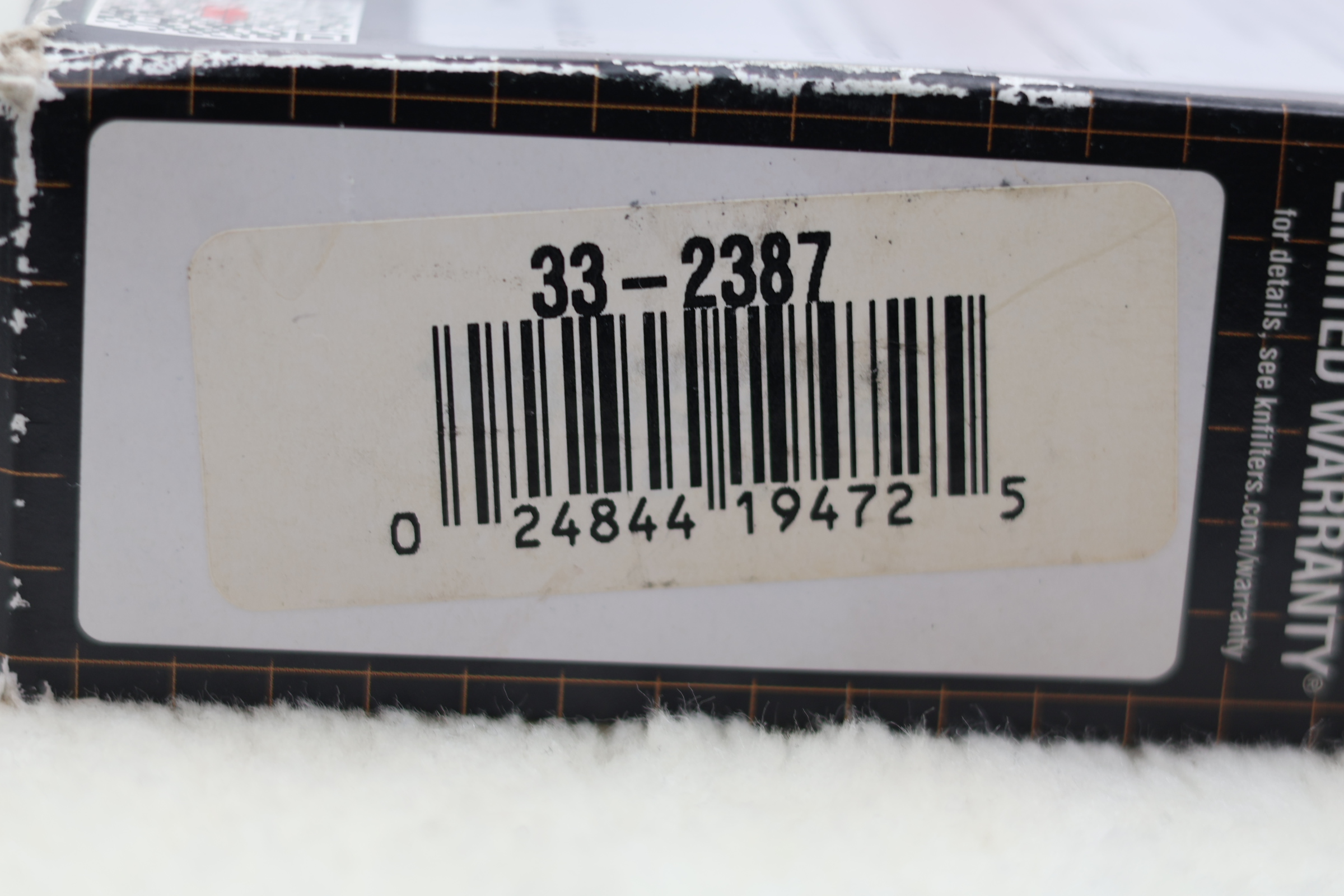 K&N High-Flow Air Filter 33-2387 Washable Reusable - Image 2
