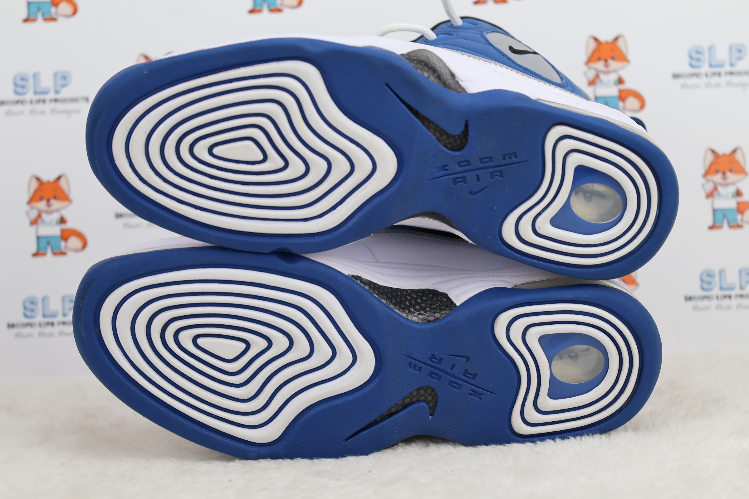 Nike Air Penny II QS Atlantic Blue/White Sneakers Size 8.5 - Image 5