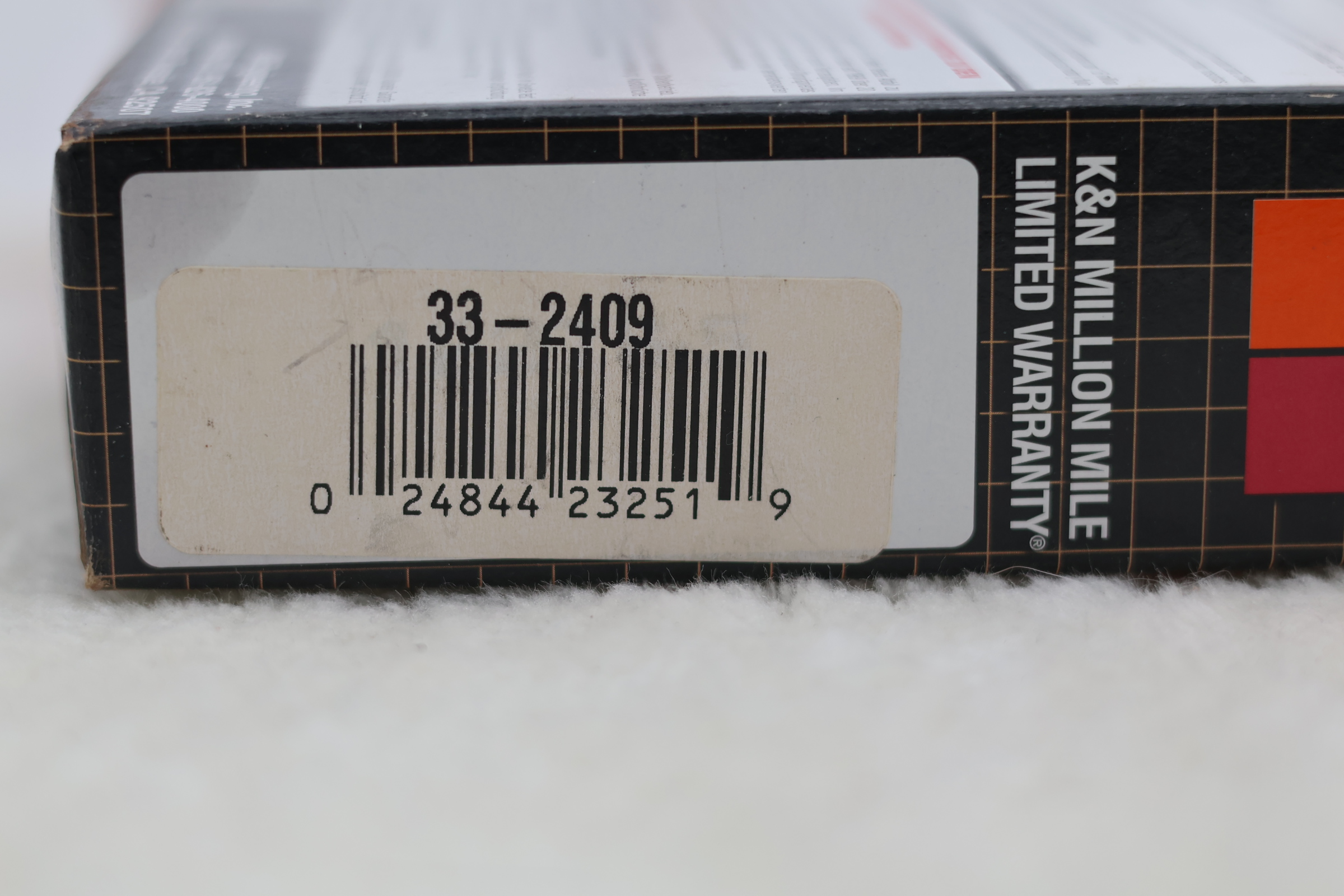 K&N High-Flow Air Filter 33-2409 Washable Reusable - Image 2