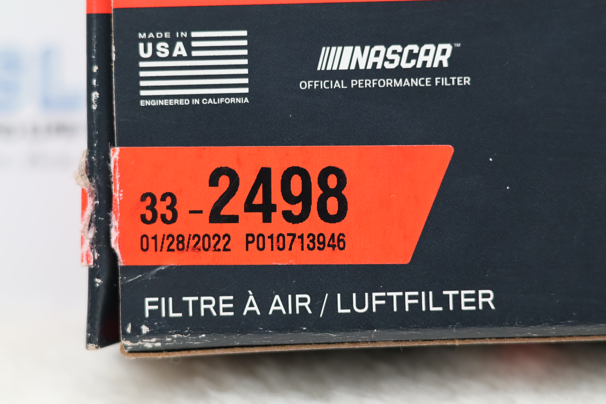 K&N Performance Lifetime Engine Air Filter 33-2498 - Image 4