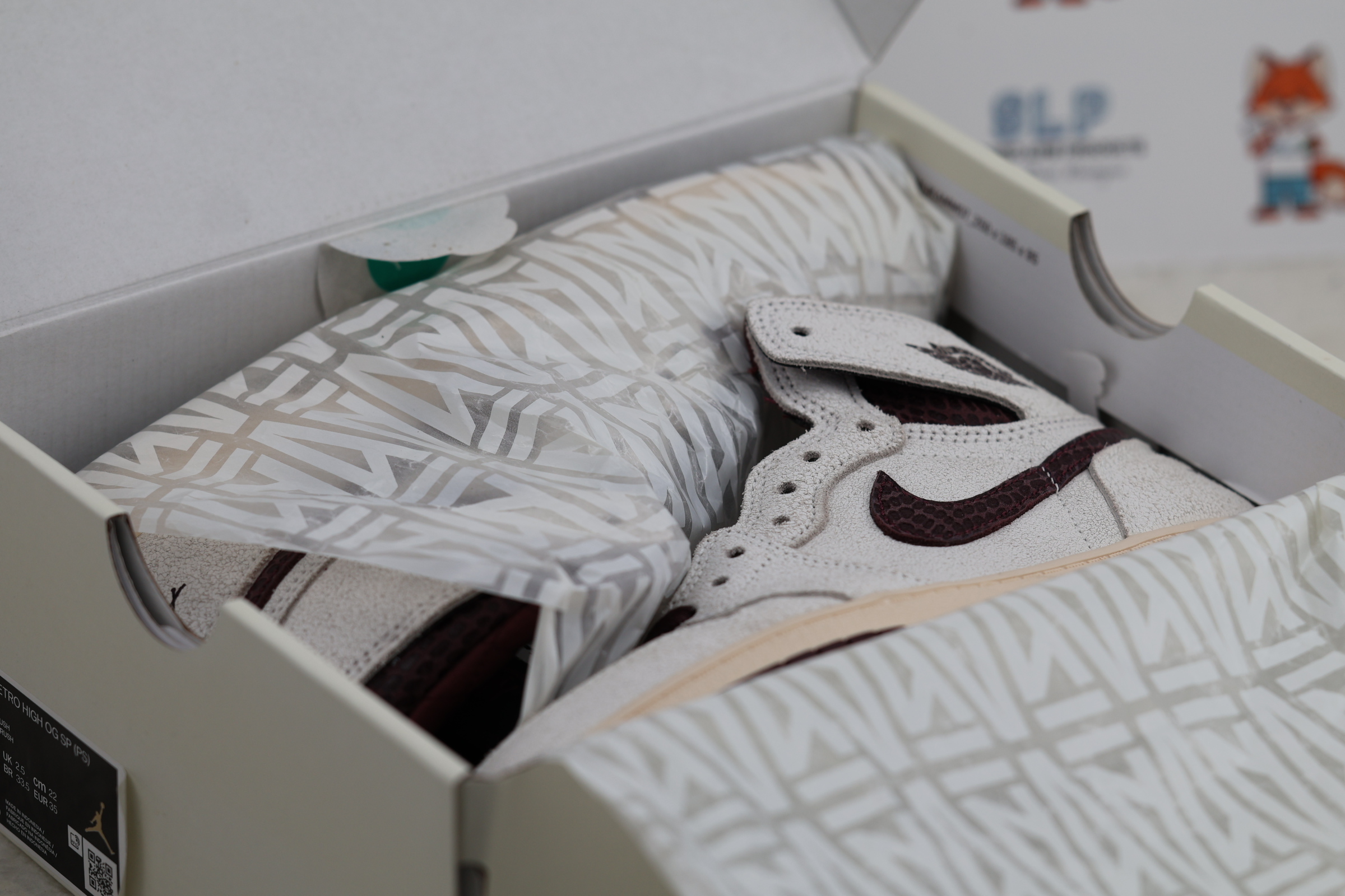 Nike Air Jordan 1 Retro High OG SP PS Sneakers Size 3Y - Image 9